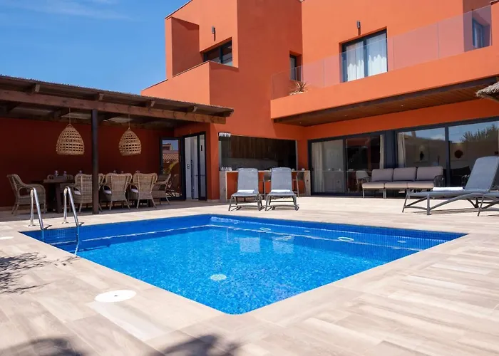 Villa Privada De Lujo Con Piscina, Wabi Sabi Corralejo